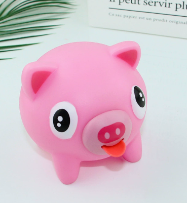 Cute Unicorn Squeeze Toy with Music and Bubble Effects